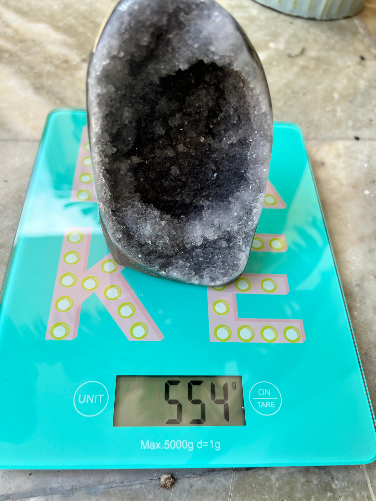 Natural Amethyst Druzy Freeform – Polished Standing Crystal | 554 g