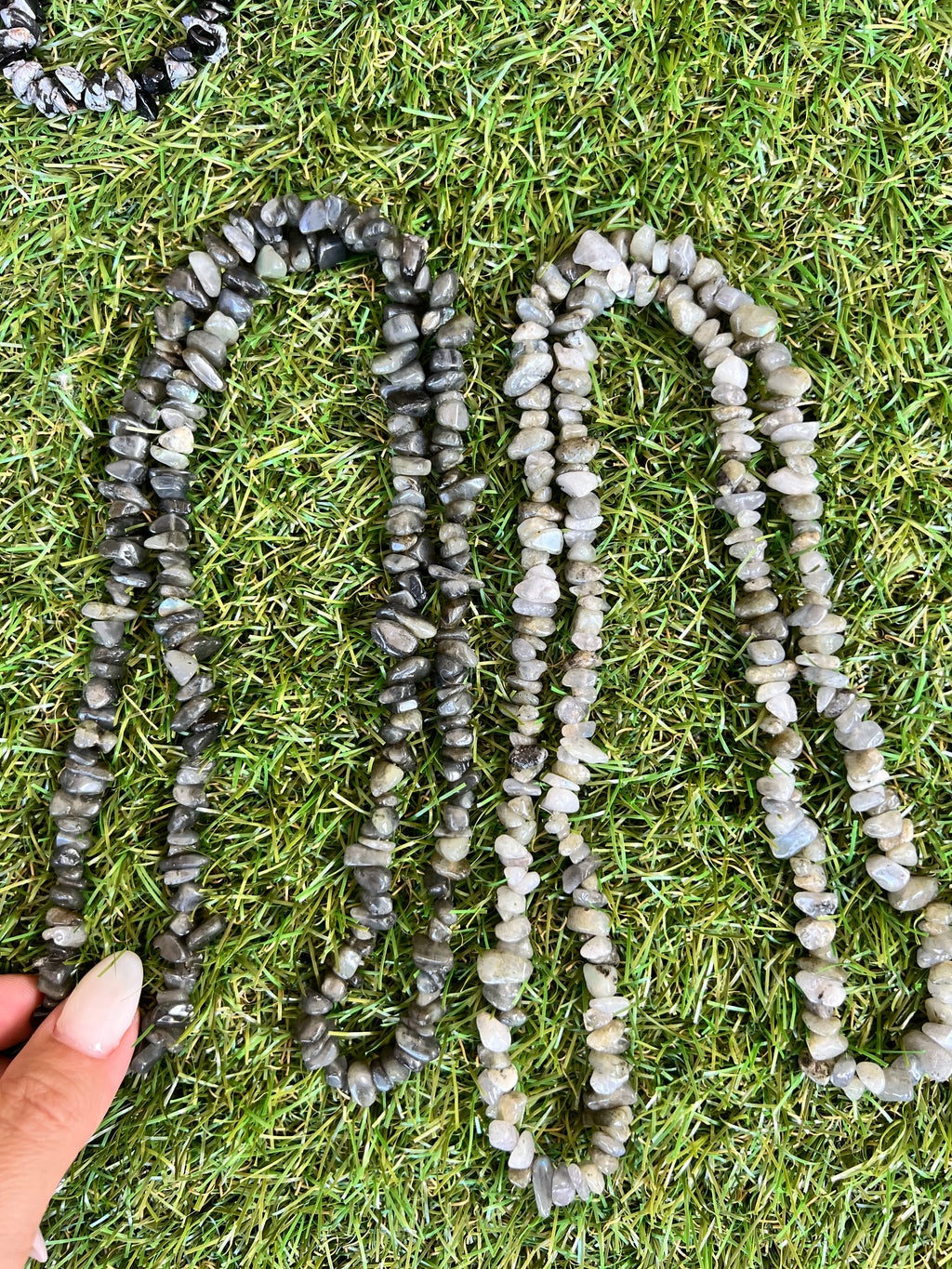 Natural Labradorite Chip Necklace | Genuine Irregular Gemstone Chips | Protection, Intuition & Transformation