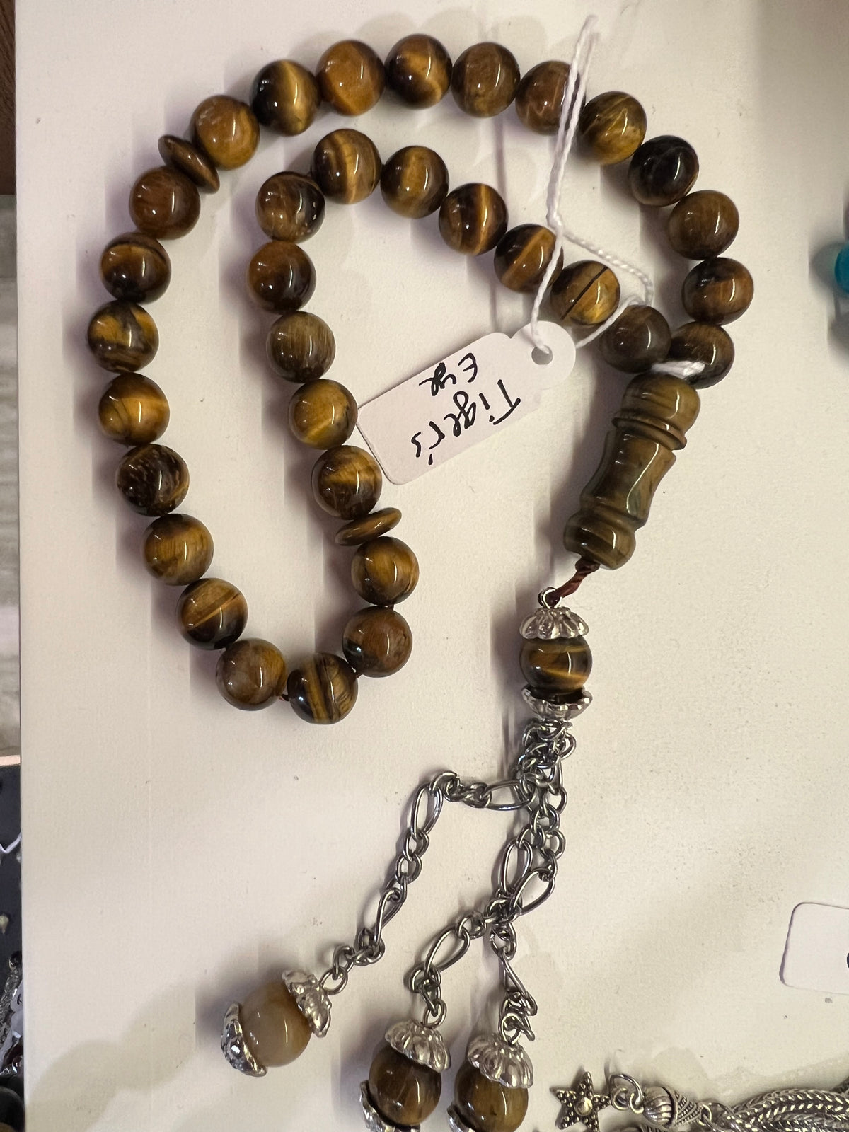 Natural Gemstone Rosary (Misbaha/Tasbih) – Prayer Beads for Peace, Protection & Mindfulness
