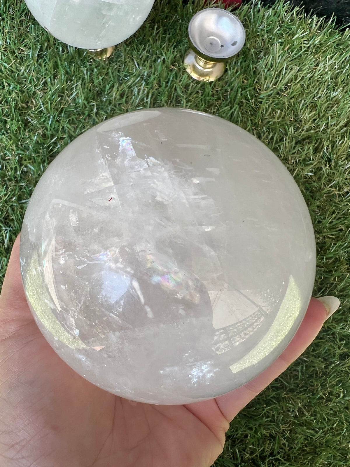 Natural Icelandic Calcite Sphere