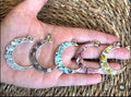 Natural Crescent Moon Crystal Chip Necklace – Choose Your Stone