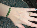 Natural Nephrite Jade Beaded Bracelet | Prosperity, Protection & Harmony Crystal Bracelet