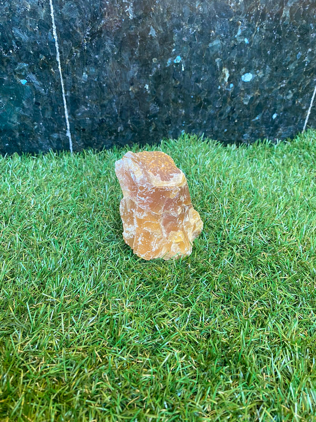Natural Raw Honey Calcite Standing Display Piece | Confidence & Abundance - Special Price - 3.955 Kg & 429 g