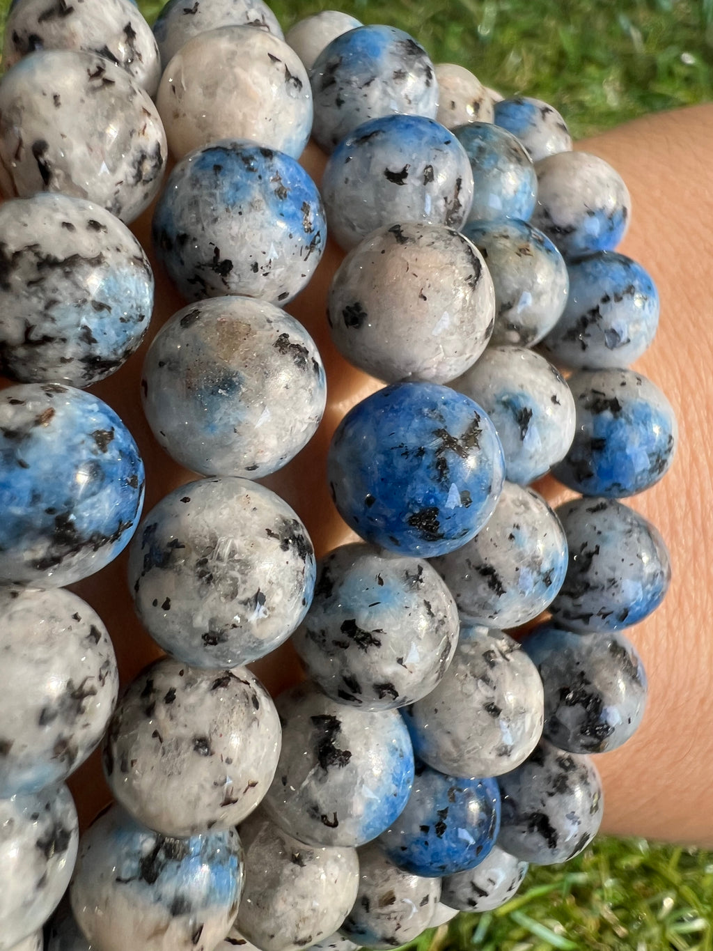 Natural K2 Jasper Intuition & Higher Awareness Bracelet – 8mm Genuine Elastic Beaded Bracelet