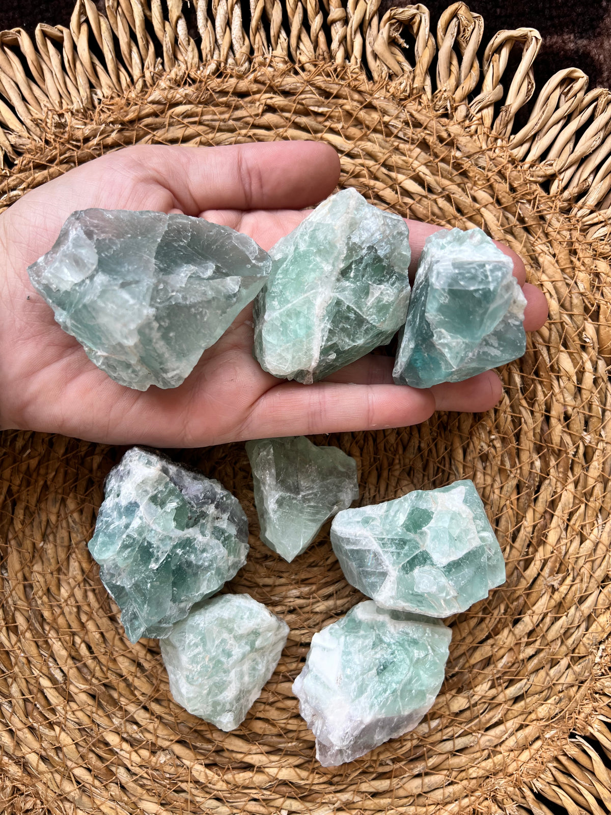 Natural Large Raw Fluorite