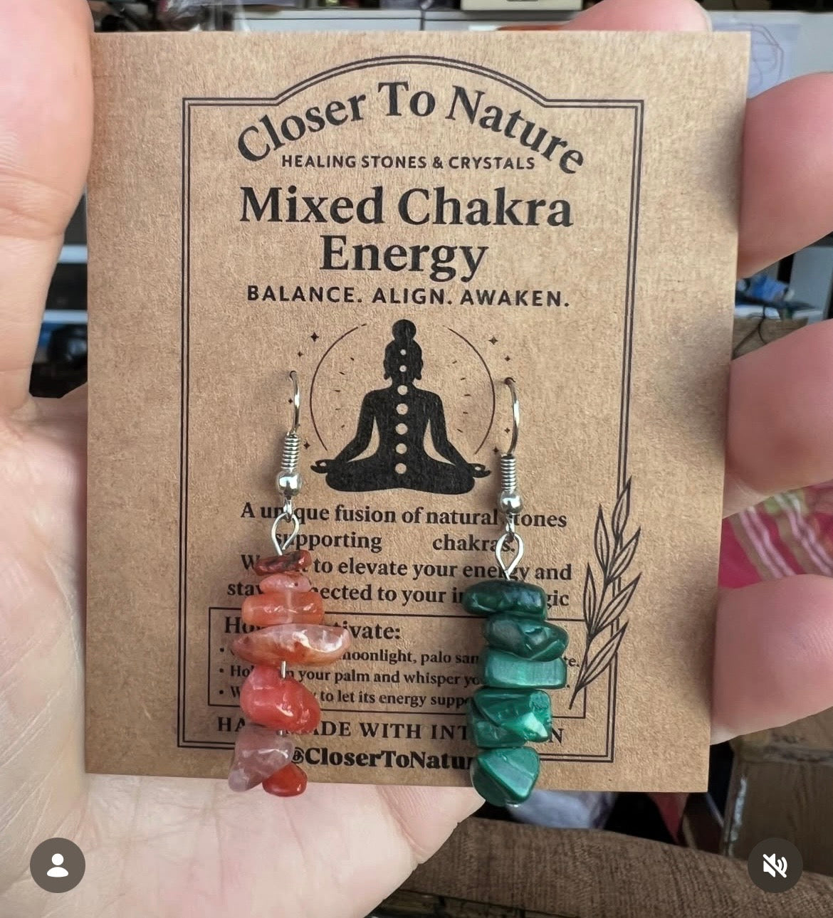 Natural Crystal Chip Earrings Collection