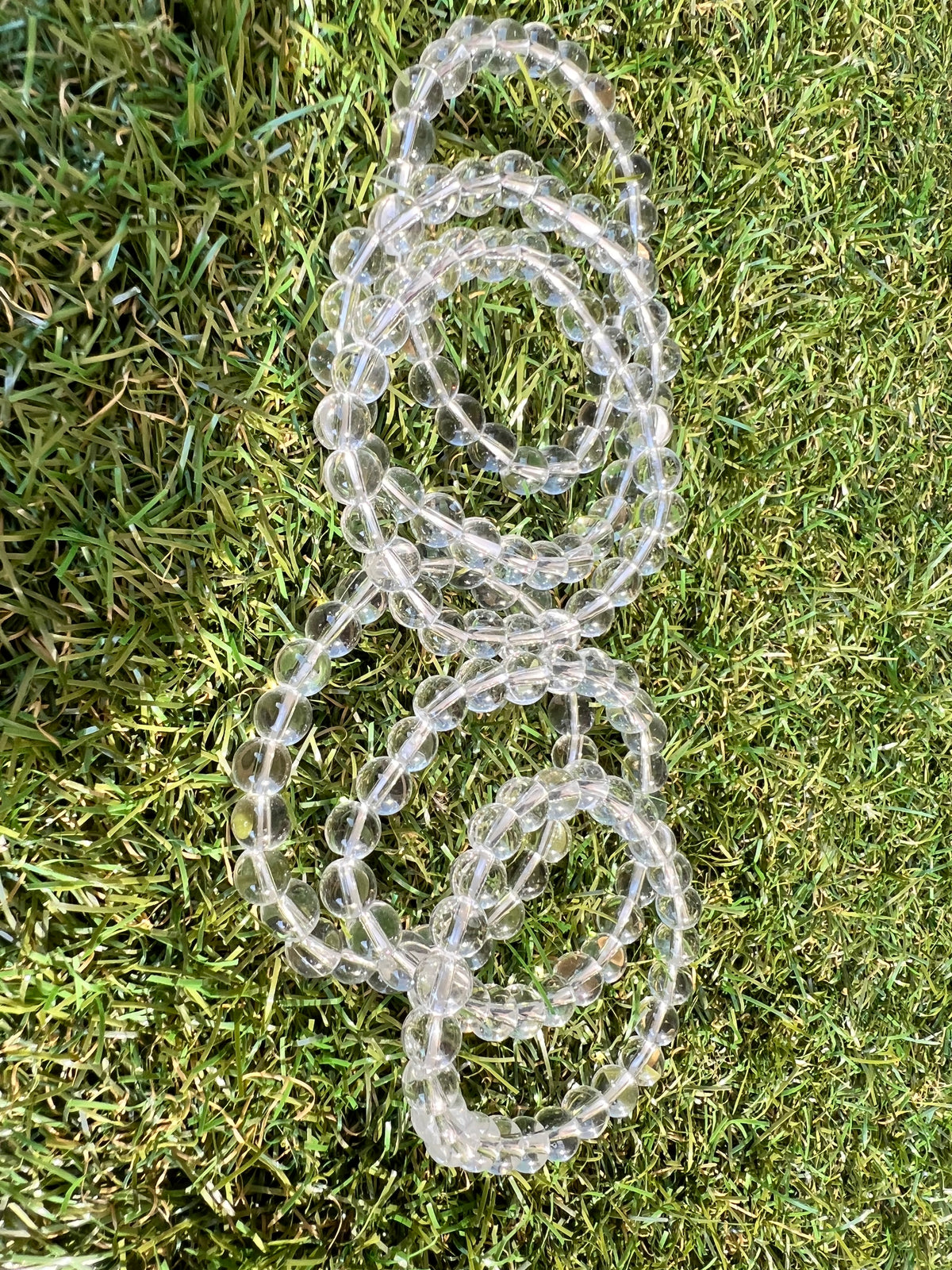 Natural Clear Quartz Bracelet | 8mm - High Clarity | Clarity, Energy Amplification & Harmony by Hu