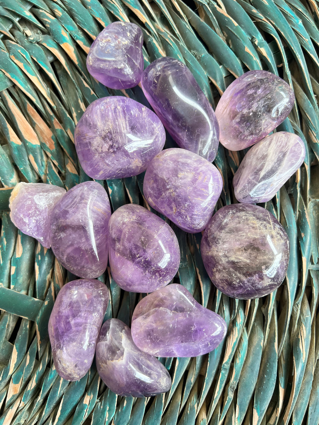Natural Amethyst Polished Tumble Stone