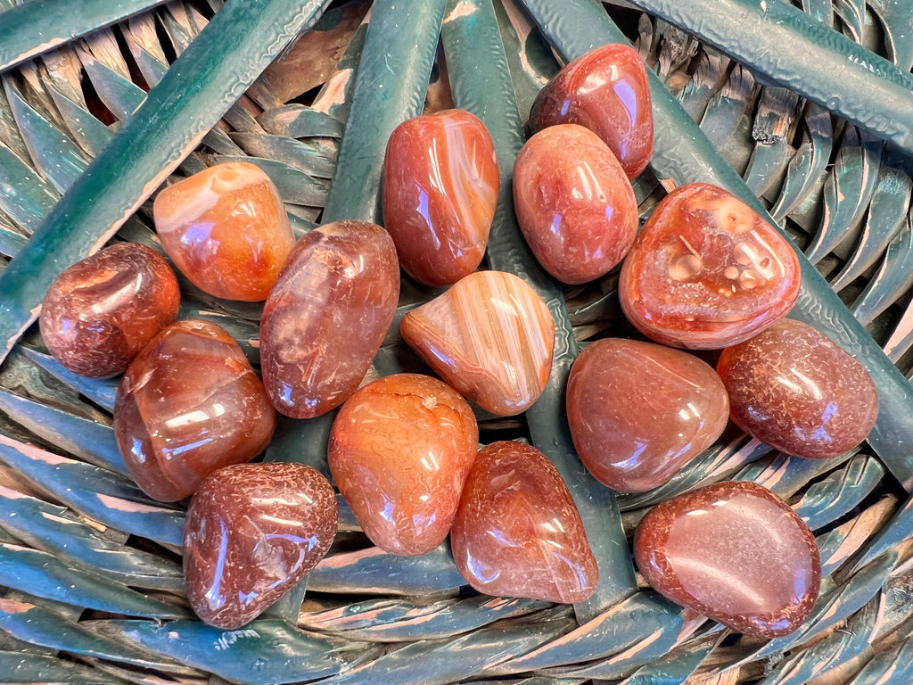 Natural Carnelian Tumbled Stone