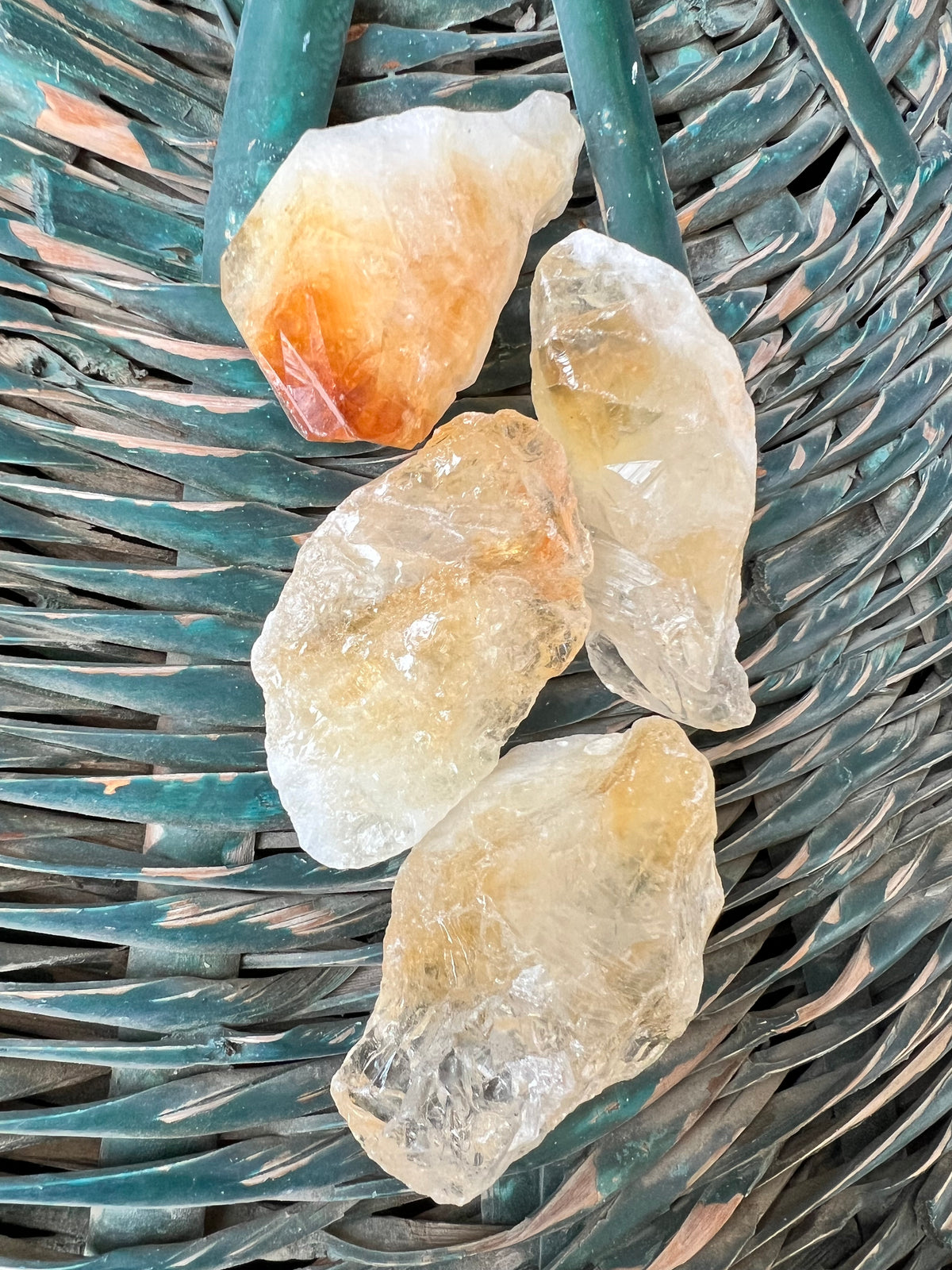 Natural Raw Citrine Crystal – Large Piece