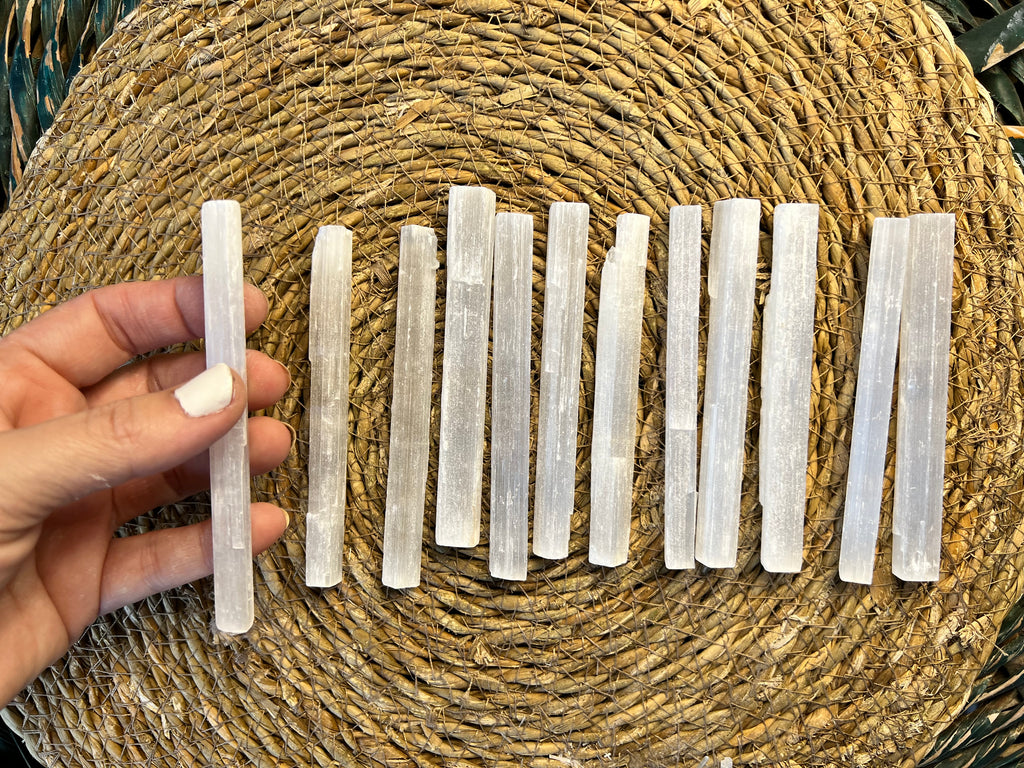Natural Selenite Cleansing Wand