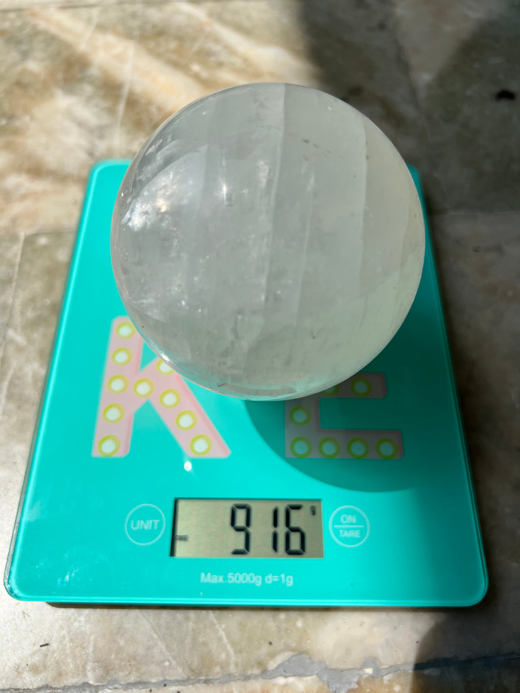 Natural Icelandic Calcite Sphere