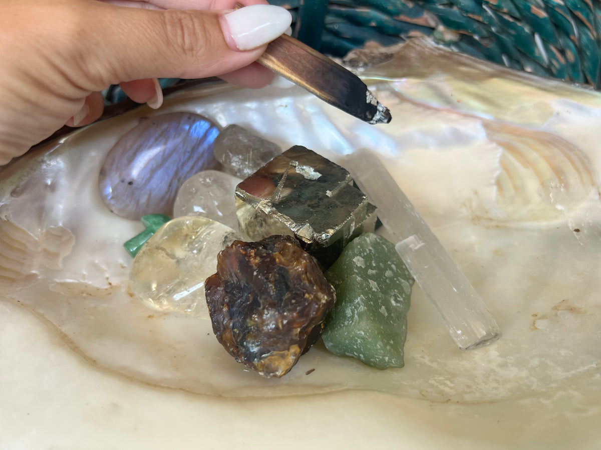 Natural Abalone Shell | Cleansing, Smudging & Ritual Bowl