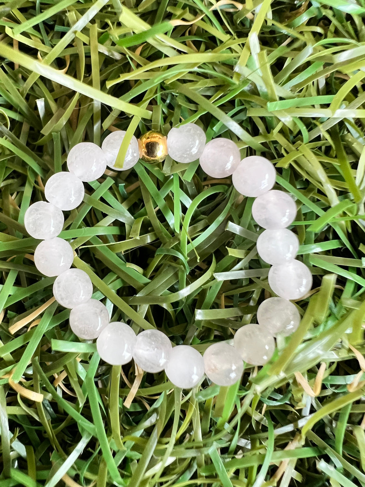 Natural Elastic Gemstone Beaded Ring – Intention & Energy | 3 mm