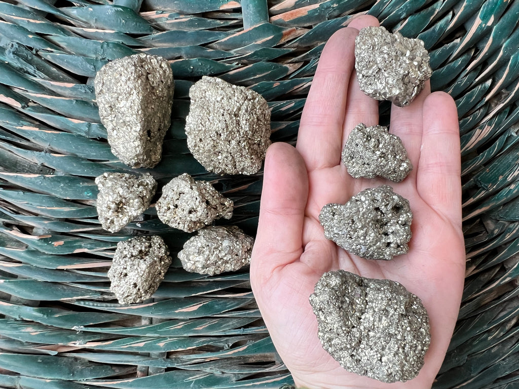 Natural Raw Pyrite Cluster