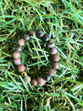 Natural Elastic Gemstone Beaded Ring – Intention & Energy | 3 mm