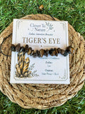 Natural Tiger’s Eye Zodiac Bracelet – Courage, Focus & Confidence | Leo, Capricorn & Gemini