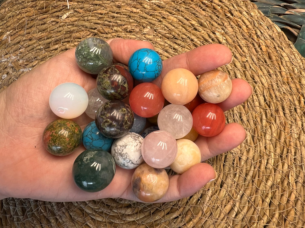 Natural Crystal Sphere Collection