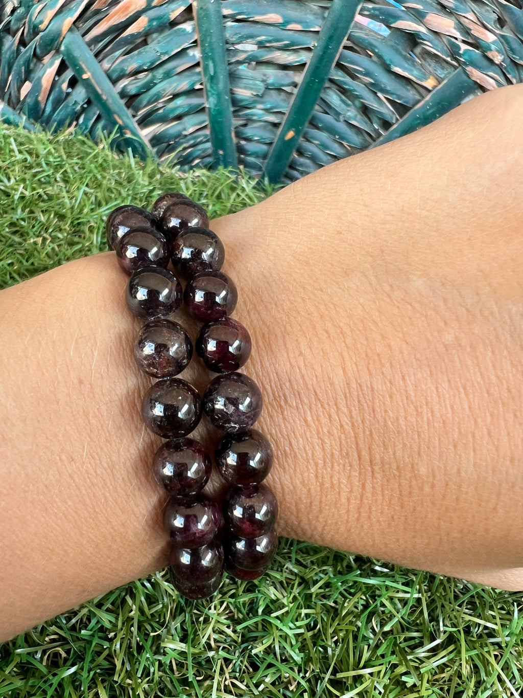 Natural Garnet Bracelet – Passion, Love, Vitality & Confidence | 8 mm