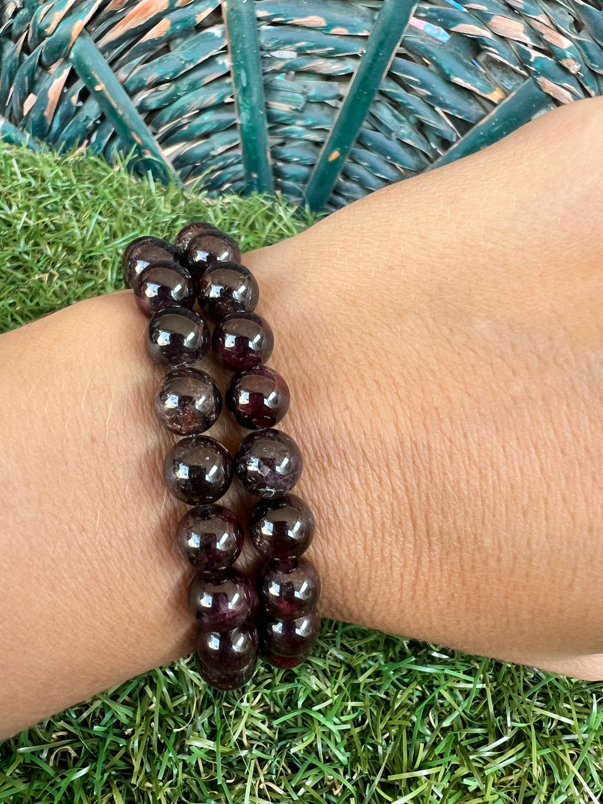 Natural Garnet Bracelet – Passion, Love, Vitality & Confidence | 8 mm