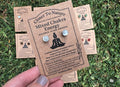Natural Crystal Stud Earrings Collection