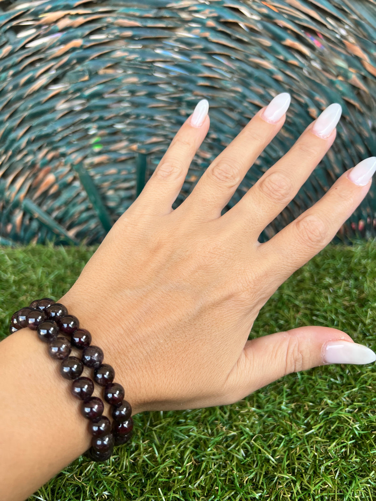 Natural Garnet Bracelet – Passion, Love, Vitality & Confidence | 8 mm