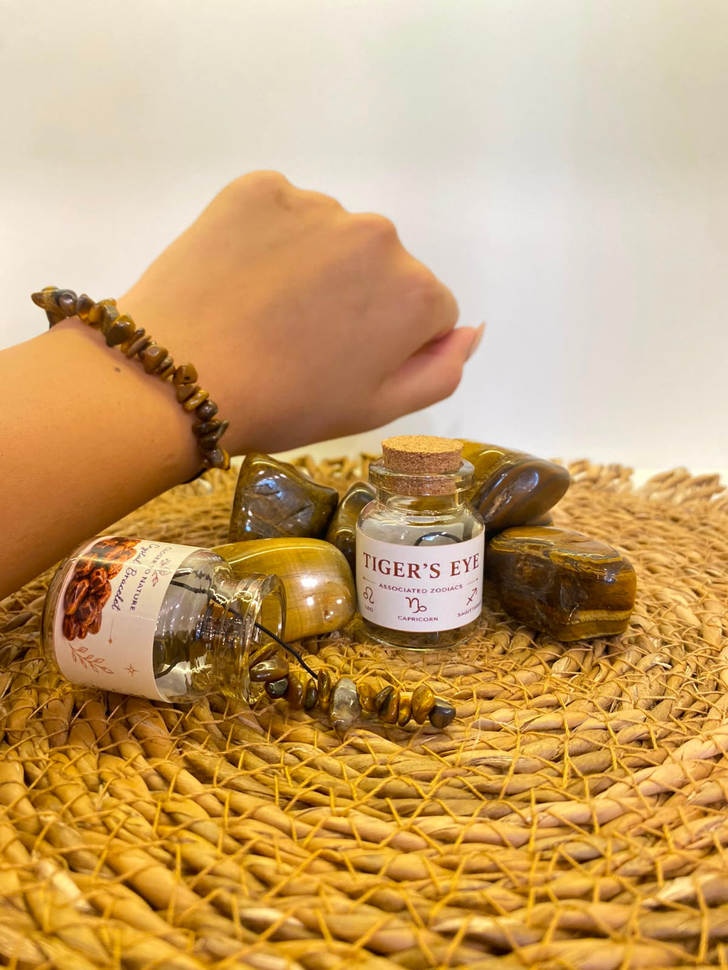Natural Tiger’s Eye Zodiac Bracelet | Leo • Capricorn • Sagittarius