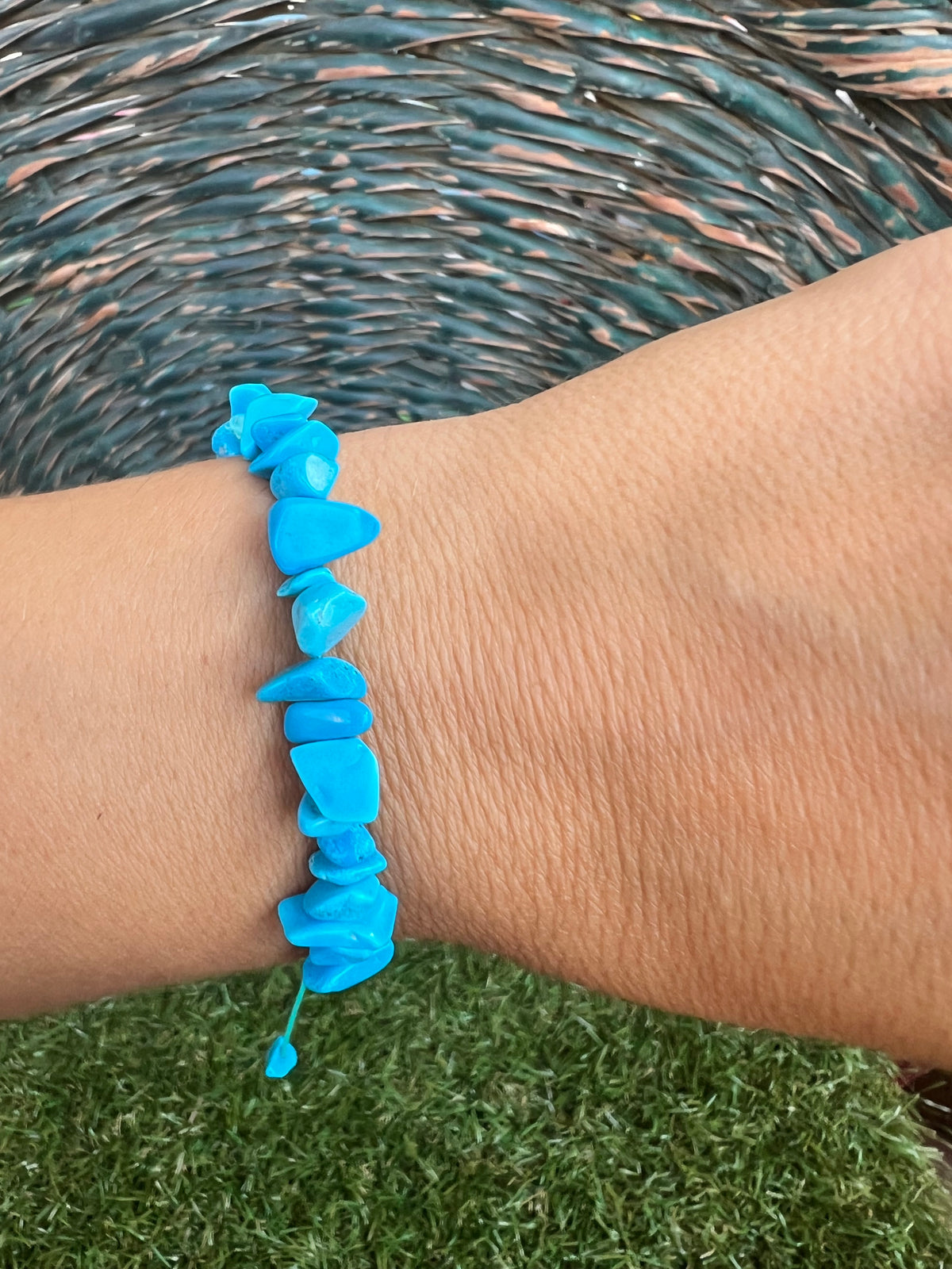 Turquoise Howlite Zodiac Bracelet – Peace, Communication & Calm | Sagittarius, Gemini & Virgo