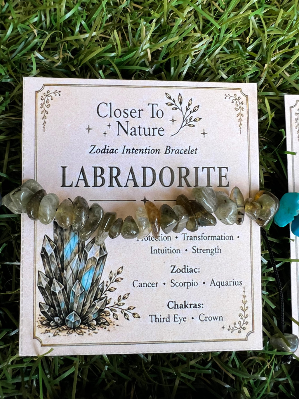 Natural Labradorite Zodiac Bracelet – Protection, Transformation & Intuition | Cancer, Scorpio & Aquarius