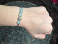 Natural Green Moonstone with Black Tourmaline Beaded Bracelet | Intuition, Protection & Emotional Balance