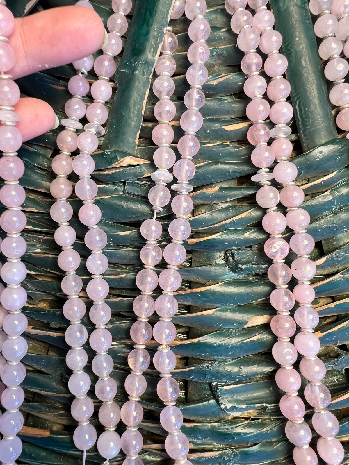 Natural Gemstone Rosary (Misbaha/Tasbih) – 8 mm Prayer Beads for Peace, Love & Mindfulness