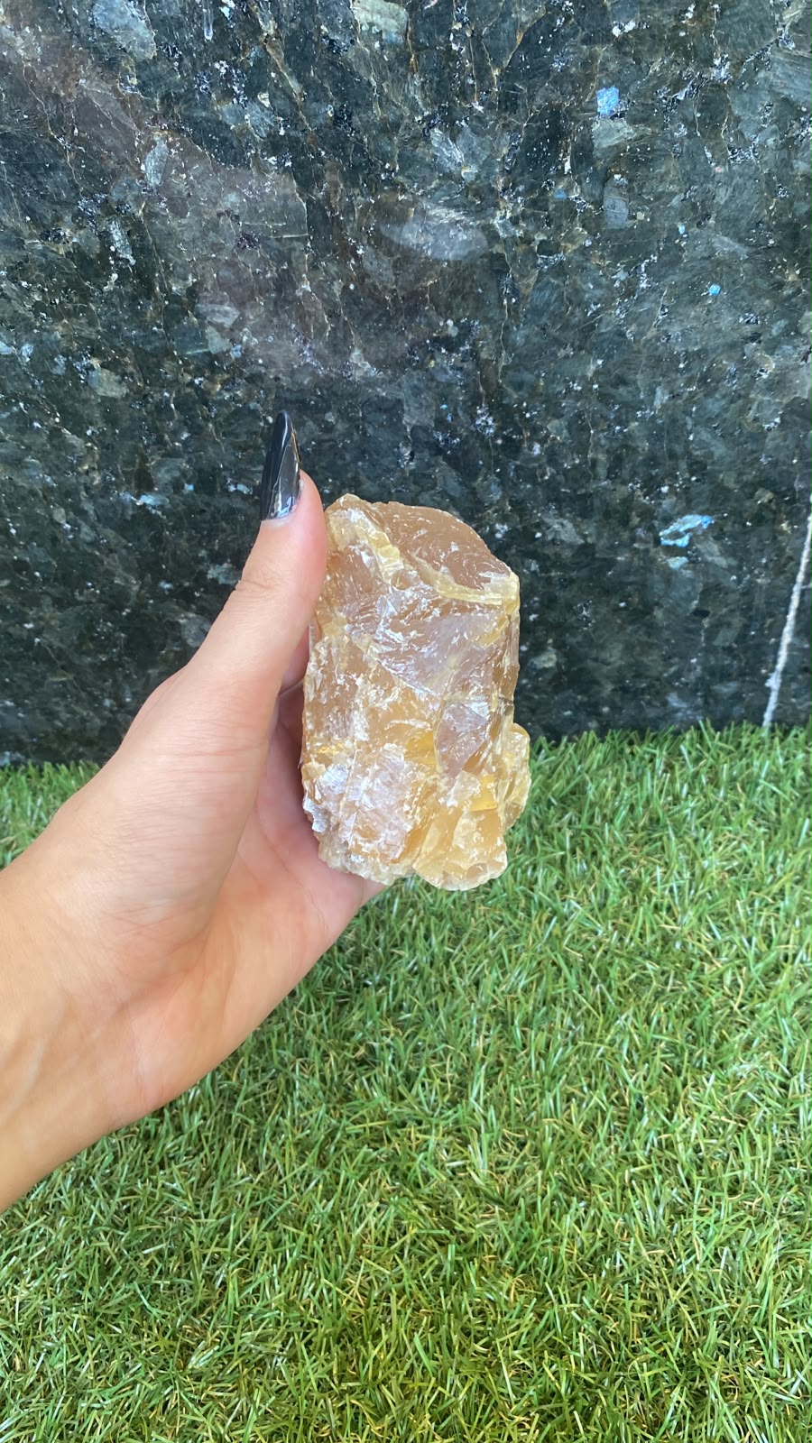 Natural Raw Honey Calcite Standing Display Piece | Confidence & Abundance - Special Price - 3.955 Kg & 429 g