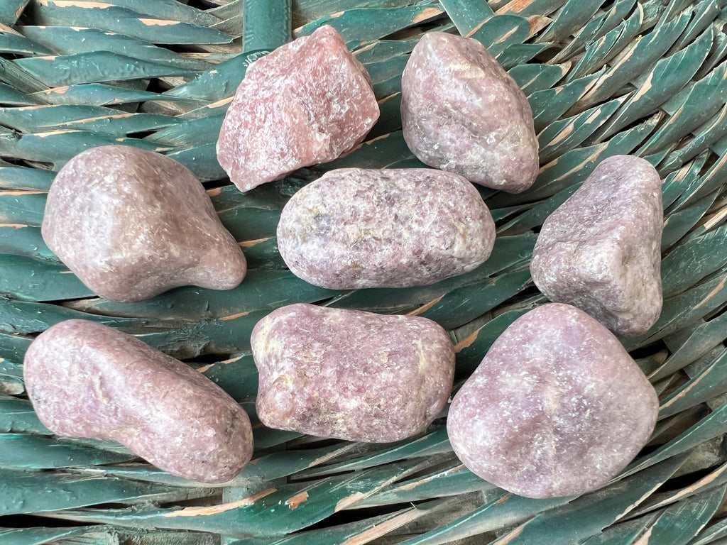 Natural Lepidolite Polished Tumbled Stone