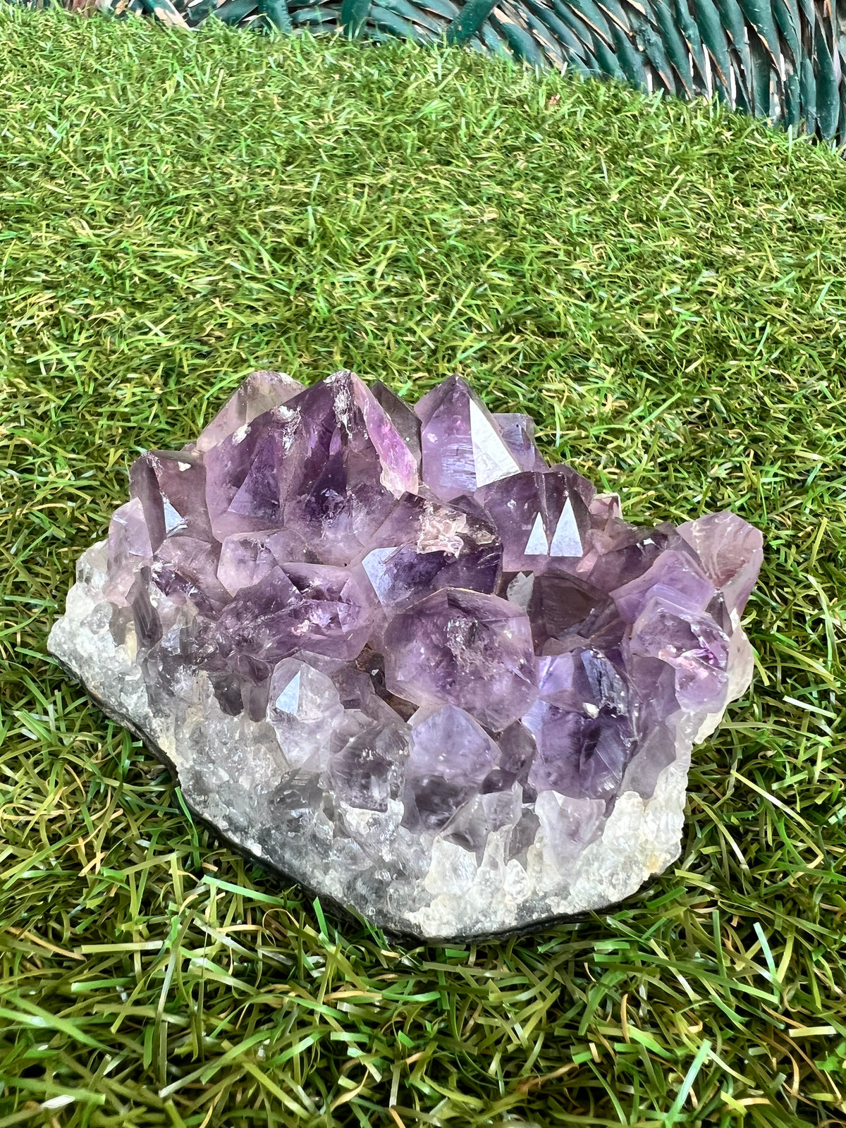 Natural Deep Purple Amethyst Cluster – 379 g | Calm, Protection & Intuition