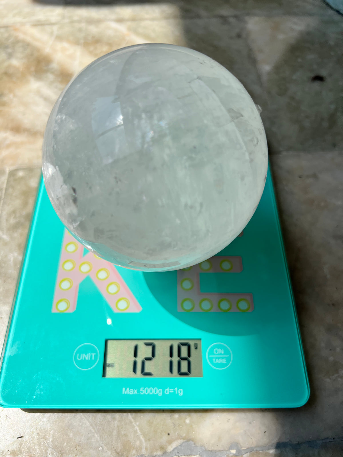 Natural Icelandic Calcite Sphere