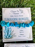 Turquoise Howlite Zodiac Bracelet – Peace, Communication & Calm | Sagittarius, Gemini & Virgo