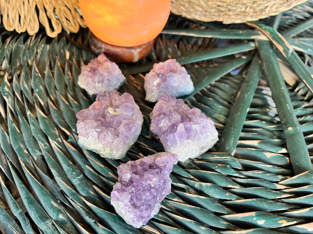 Natural Amethyst Cluster 65 -85 Grams