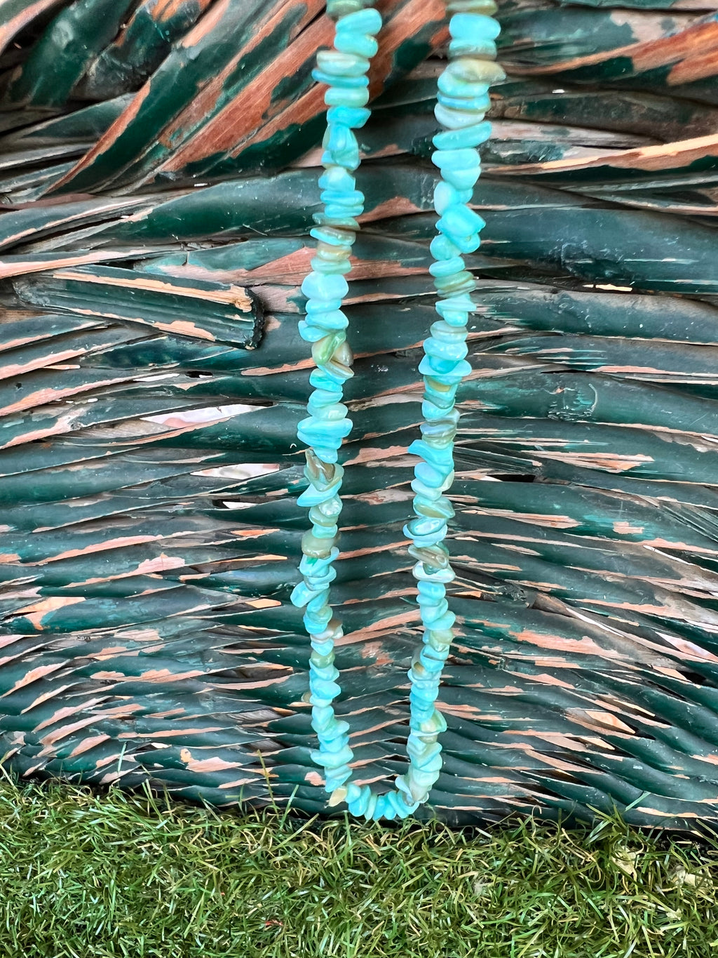 Natural Dyed Shell Chip Necklace | Lightweight Coastal Style Necklace
