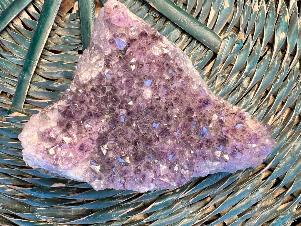Natural Amethyst Cluster – Protection & Calm Display Crystal | 1,574 g