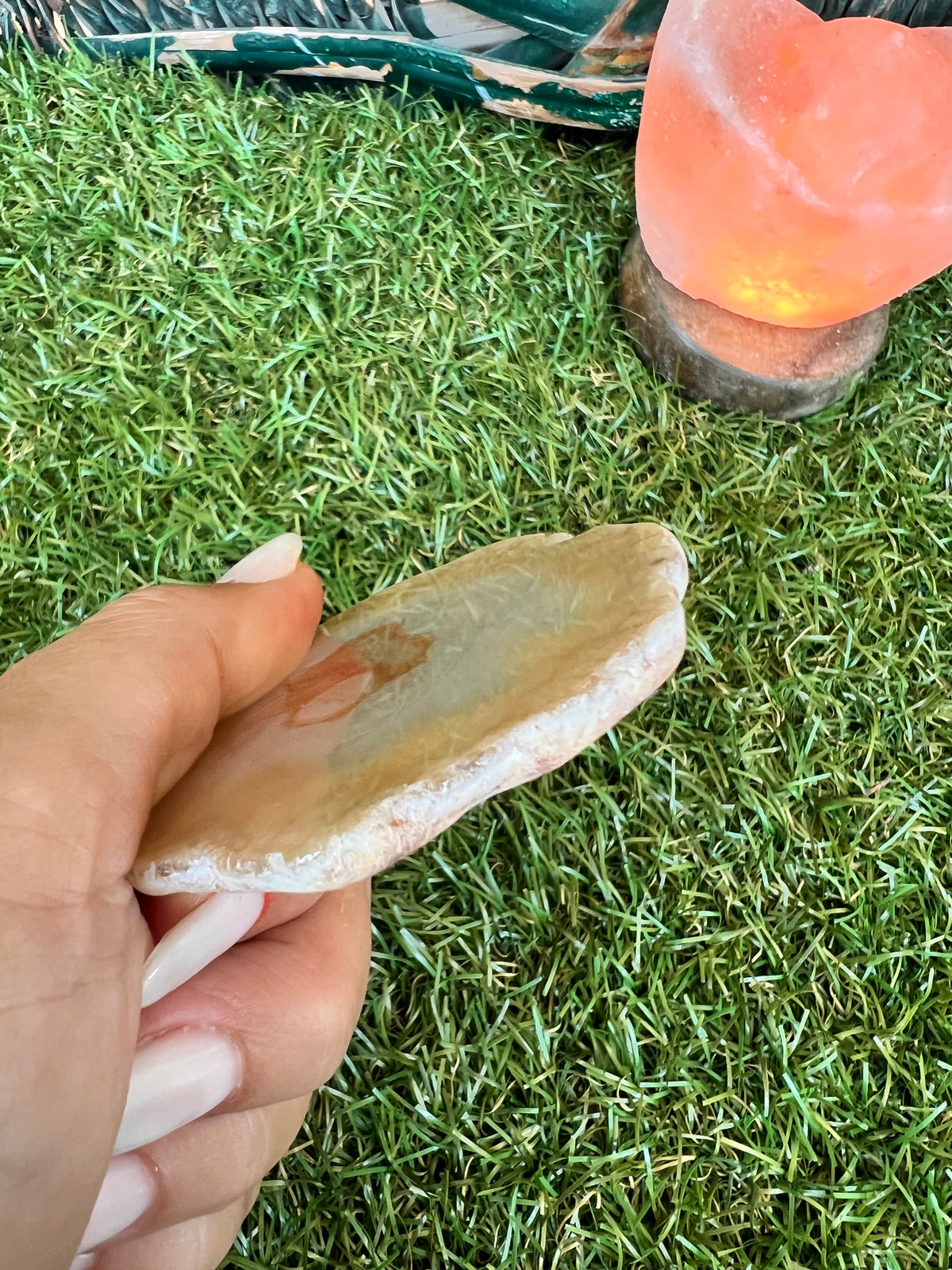 Natural Agate Eye Slice – Protection, Intuition & Grounding | 46g