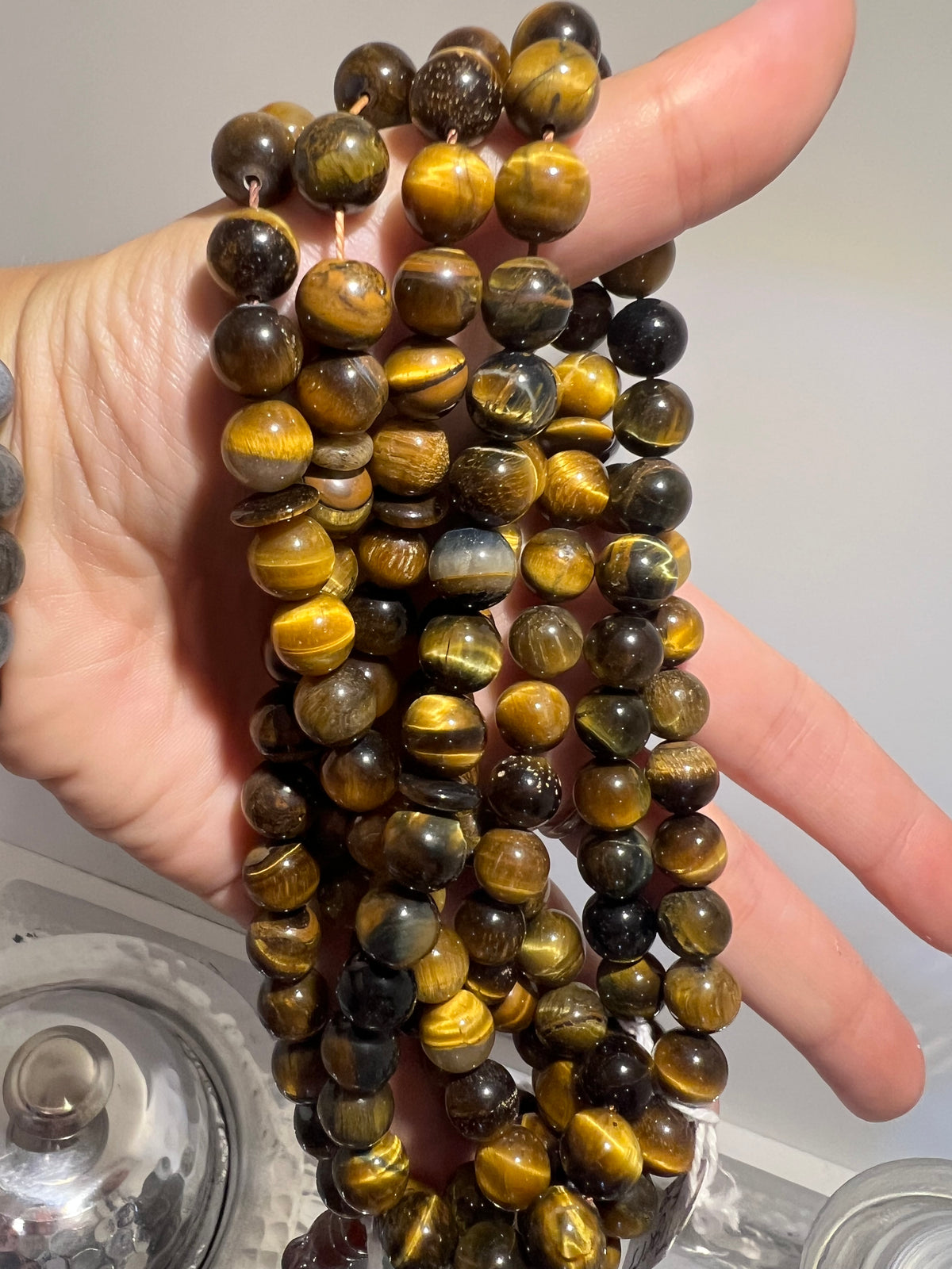 Natural Gemstone Rosary (Misbaha/Tasbih) – Prayer Beads for Peace, Protection & Mindfulness
