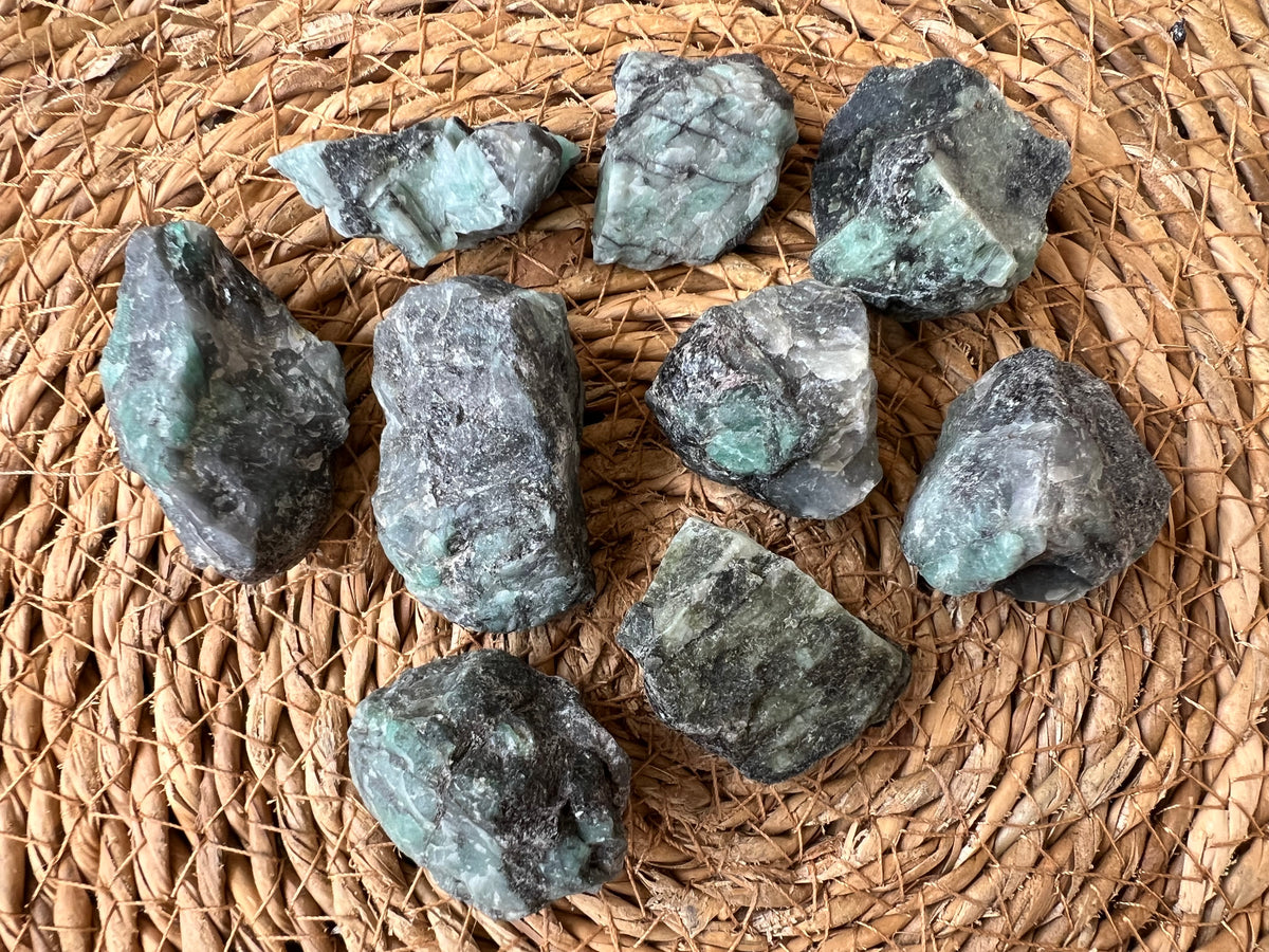 Natural Raw Emerald (Rough Emerald Crystal)