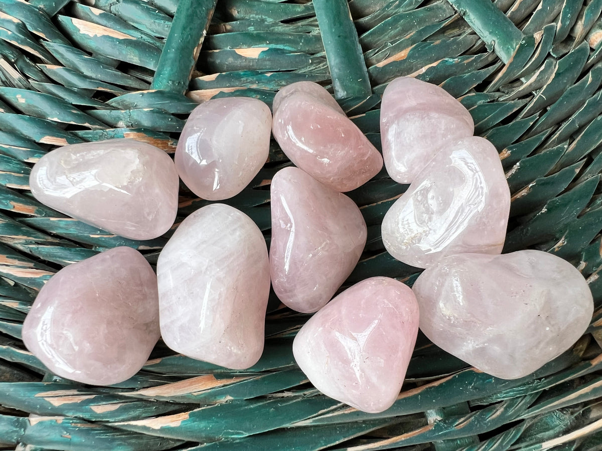 Natural Polished Rose Quartz Tumble Stone