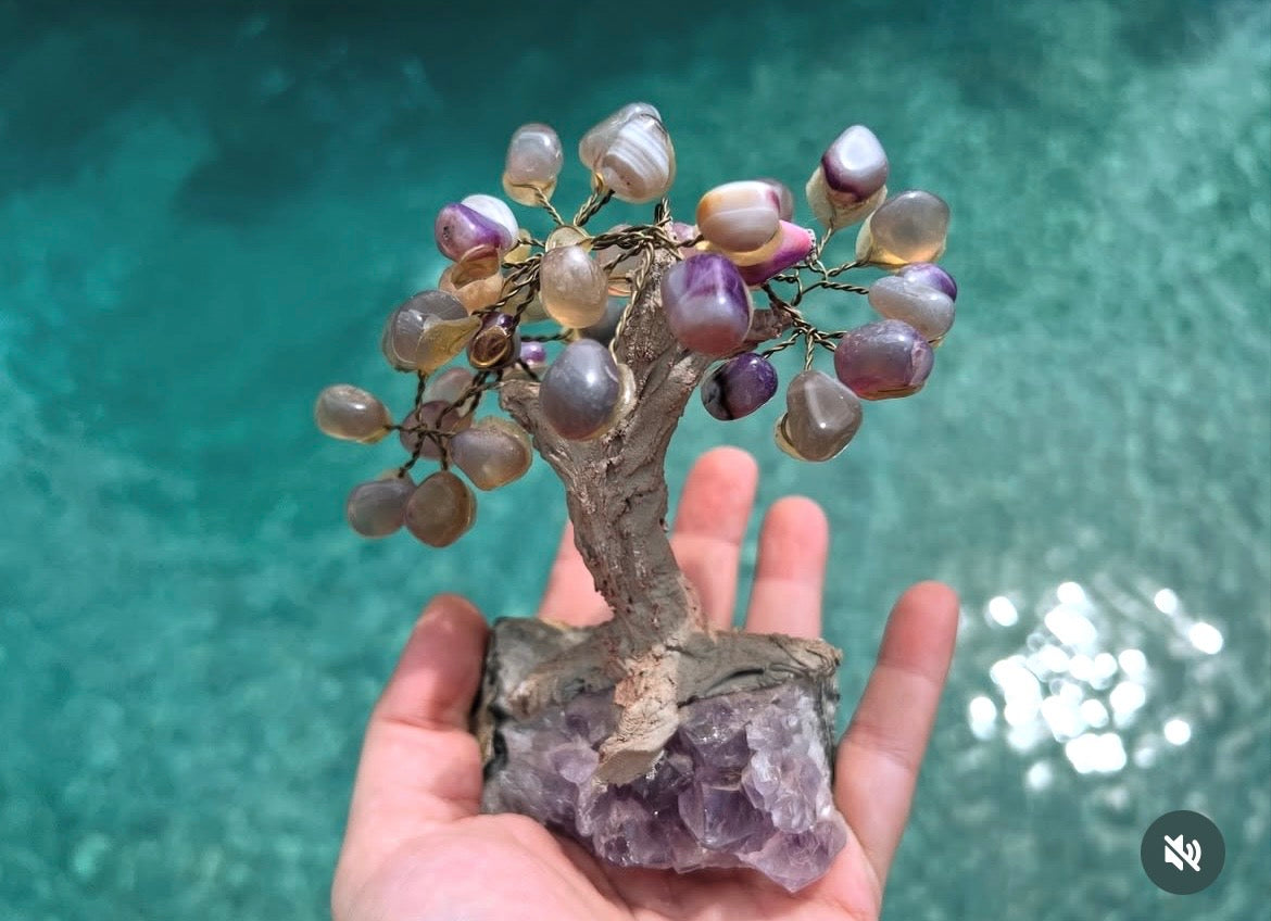 Harmony Mixed Agate Crystal Tree Collection