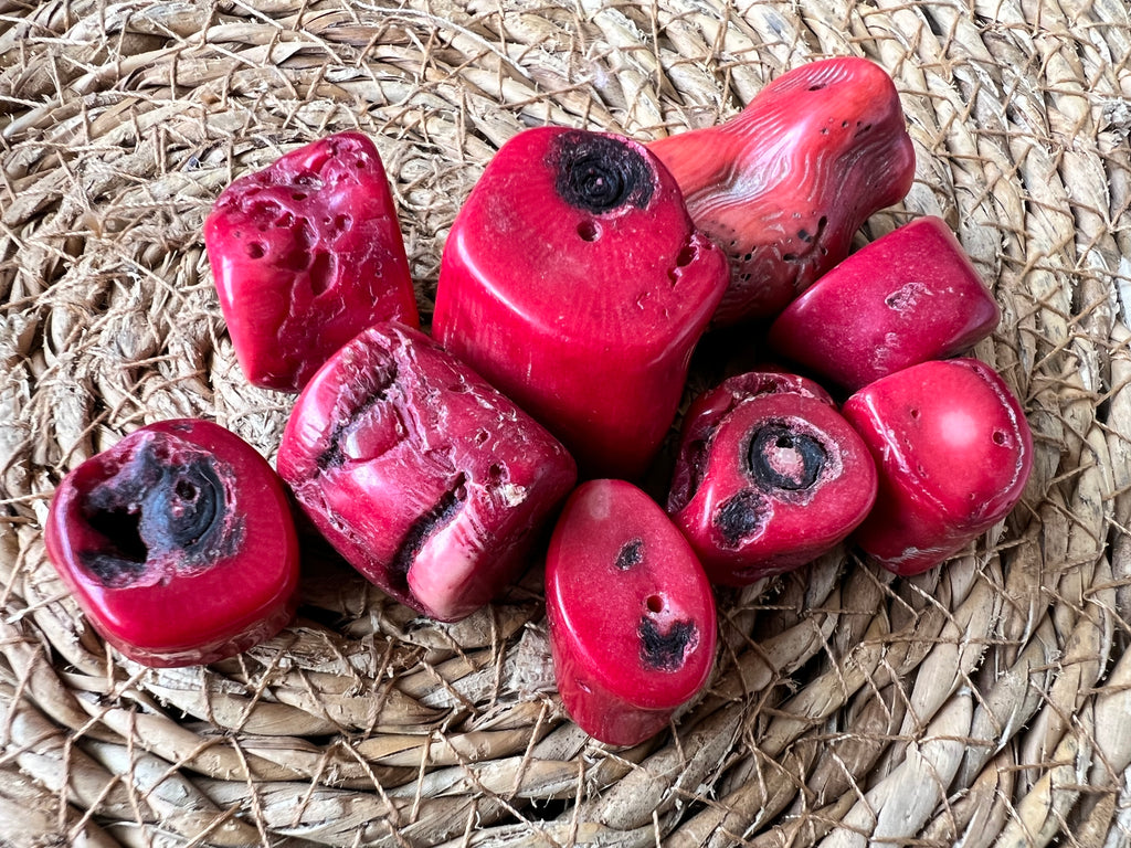 Red Coral Polished Tumble