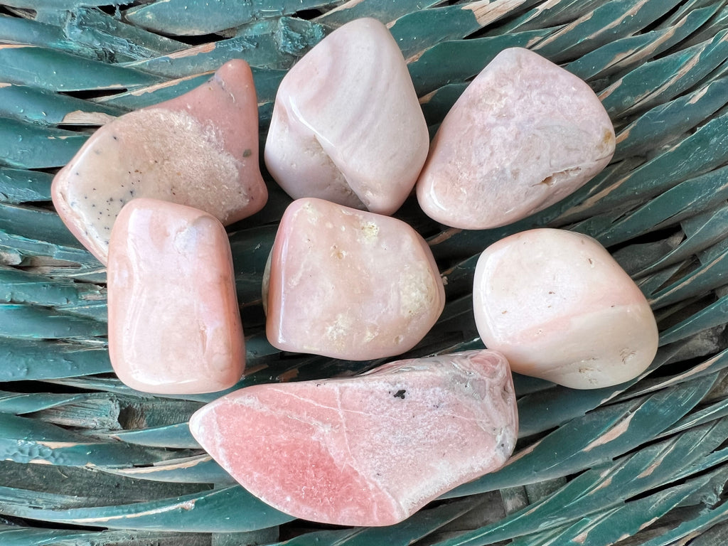 Natural Polished Pink Opal Tumble