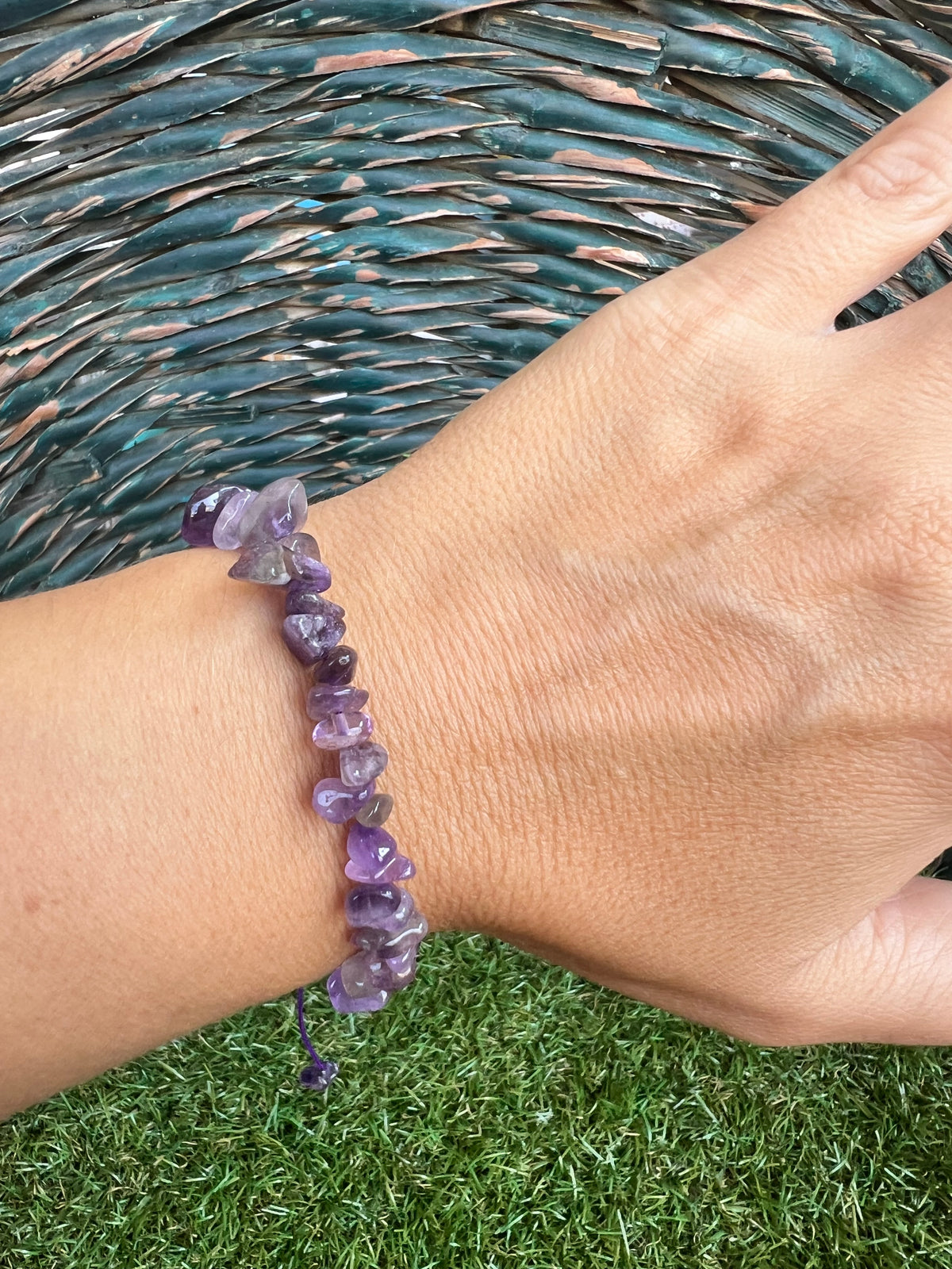 Natural Amethyst Zodiac Bracelet – Calm, Protection & Intuition | Pisces, Aquarius & Sagittarius