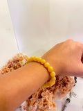 Natural Amber Bracelet – Warmth, Vitality & Positive Energy | 10 mm Round Beads