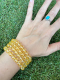 Citrine Bracelet Classic Grade – 8 mm Genuine Crystal Beads | Abundance & Prosperity