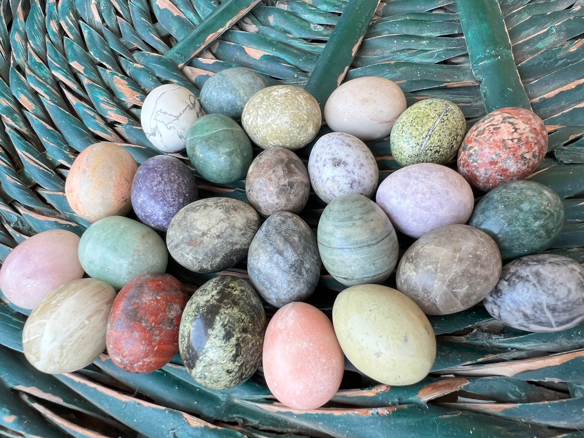 Natural Crystal Egg Collection